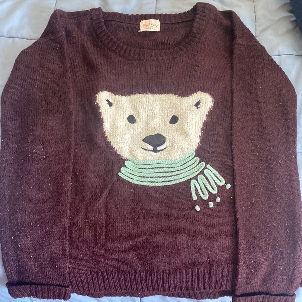 Polar bear winter sweater
